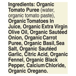 Muir Glen Pasta Sauce Organic Tomato Basil 12/23.5 OZ [UNFI #2907129] [ebt]