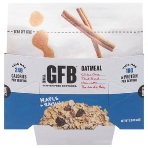 The Gfb Oatmeal Maple + Raisin 6/2 OZ [UNFI #2282036] [ebt]