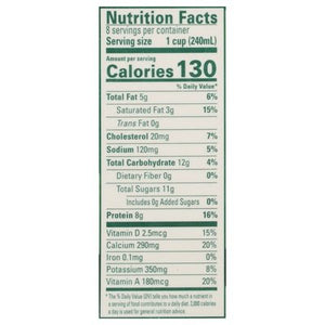 Organic Valley Milk Reduced Fat 2% Milk Fat 6/64 OZ [UNFI #904672] [ebt] T