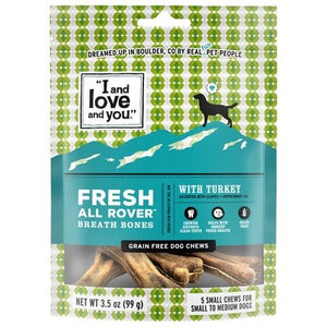 I And Love And You Dog Chews Grain Free With Turkey 6/5 CT [UNFI #02138337]