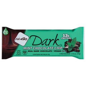 Nugo Protein Bar Mint Chocolate Chip 12/1.76 OZ [UNFI #474593] [ebt]