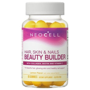 Neocell Corporation Beauty Builder Hair Skin & Nails Gummies Lemon Flavor 1/60 CT [UNFI #2877900] T