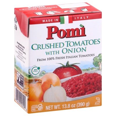 Pomi Tomatoes Crushed With Onion 12/13.8 OZ [UNFI #2675866] [ebt]