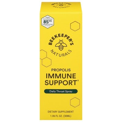 Beekeepers Naturals Throat Spray Daily Propolis 6/1.06 OZ [UNFI #2799609] T