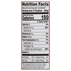 Newmans Own Cookies Family Recipe Chocolate Chip 6/7 OZ [UNFI #426387] [ebt]
