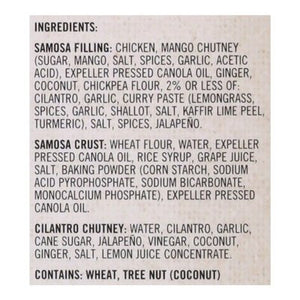 Sukhis Samosas Mango-Coconut Chicken 6/10 OZ [UNFI #1787654] [ebt]