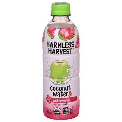 Harmless Harvest Juice Beverage Coconut Water & A Hint Of Watermelon 6/12 OZ [UNFI #2658052] [ebt] T