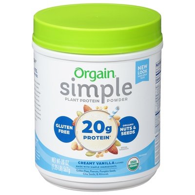 Orgain Plant Protein Powder Creamy Vanilla Flavored 1/1.25 LB [UNFI #2637833] T