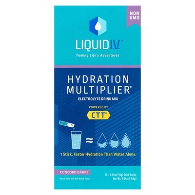 Liquid I V  Electrolyte Drink Mix Concord Grape 1/5.65 OZ [UNFI #2849032] [ebt]