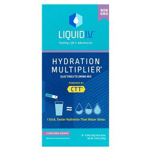 Liquid I V  Electrolyte Drink Mix Concord Grape 1/5.65 OZ [UNFI #2849032] [ebt]