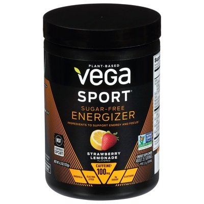 Vega Energizer Sugar-Free Strawberry Lemonade Flavored 1/4.3 OZ [UNFI #2309888] T