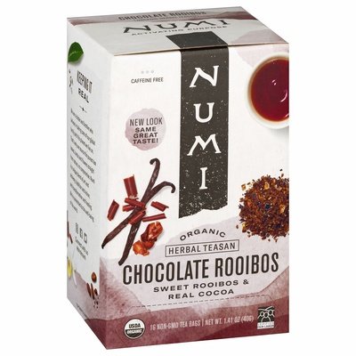 Numi Tea Herbal Tea Organic Chocolate Rooibos Tea Bags 6/16 BAG [UNFI #2370120] [ebt]