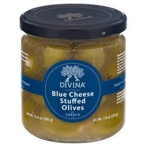 Divina Olives Blue Cheese Stuffed 6/7.8 OZ [UNFI #147454] [ebt]