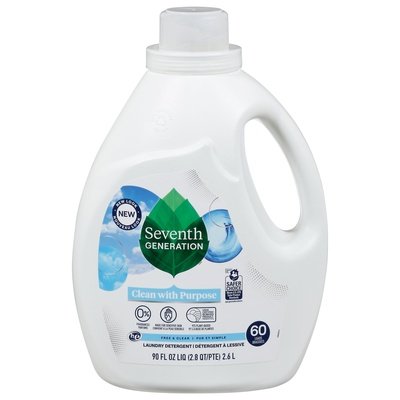 Seventh Generation Laundry Detergent Free & Clear 4/90 OZ [UNFI #2865376] T