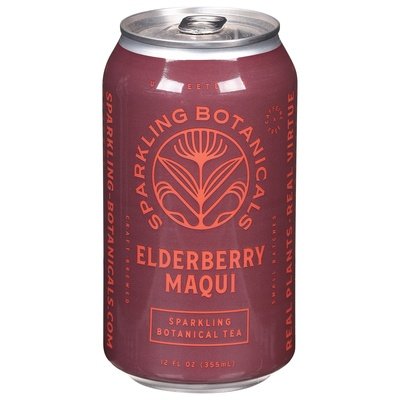 Rishi Tea Botanical Tea Elderberry Maqui Sparkling 12/12 OZ [UNFI #2618197] [ebt]