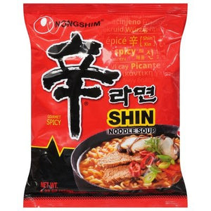 Nong Shim Noodle Soup Shin Gourmet Spicy 10/4.2 OZ [UNFI #1515444] [ebt]