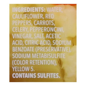 Delallo Giardiniera Pickled Mild 6/25.5 OZ [UNFI #539387] [ebt]