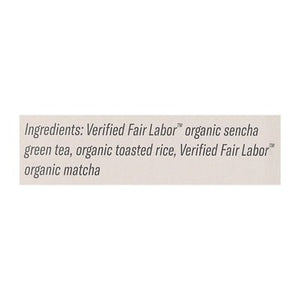 Numi Tea Green Tea Organic Matcha Toasted Rice Tea Bags 6/18 BAG [UNFI #882332] [ebt]