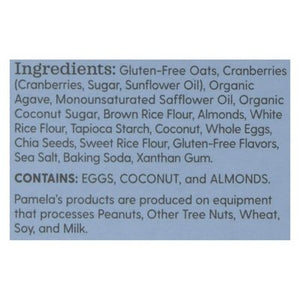 Pamelas Oat Bars Soft & Chewy Cranberry Almonds 6/5/1.41OZ [UNFI #414219] [ebt]