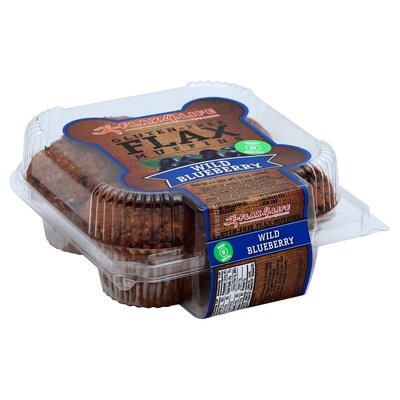 Flax4Life Muffins Gluten Free Flax Wild Blueberry 6/14 OZ [UNFI #1394709] [ebt]