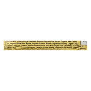 Nellys Organics Bars Organic Caramel Nougat With Peanuts & Nuts 9/1.6 OZ [UNFI #2220242] [ebt]