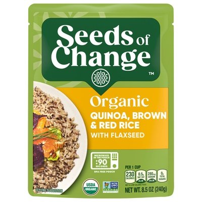 Seeds Of Change Quinoa Brown & Red Rice Organic 12/8.5 OZ [UNFI #1729326] [ebt]