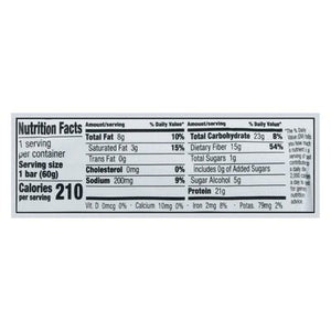 No Cow Protein Bar Chocolate Fudge Brownie 12/2.12 OZ [UNFI #2218816] [ebt]