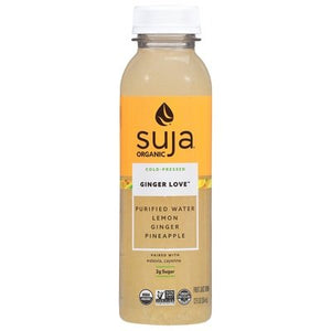Suja Fruit Juice Drink Ginger Love Cold-Pressed 6/12 OZ [UNFI #2377497] [ebt] T