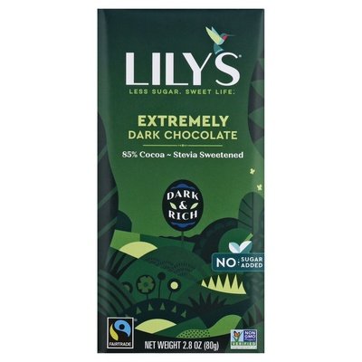Lilys Chocolate Extremely Dark 85% Cocoa 12/2.8 OZ [UNFI #2279537] [ebt] T