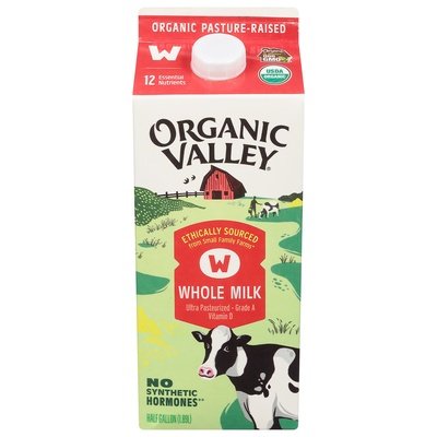 Organic Valley Milk Whole 6/64 OZ [UNFI #644781] [ebt] T