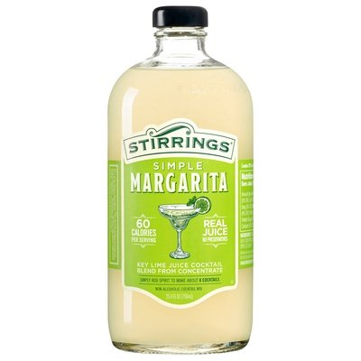 Stirrings Cocktail Mix Non-Alcoholic Simple Margarita 6/750 ML [UNFI #709006] [ebt]