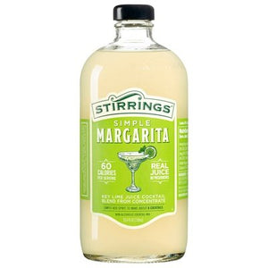 Stirrings Cocktail Mix Non-Alcoholic Simple Margarita 6/750 ML [UNFI #709006] [ebt]