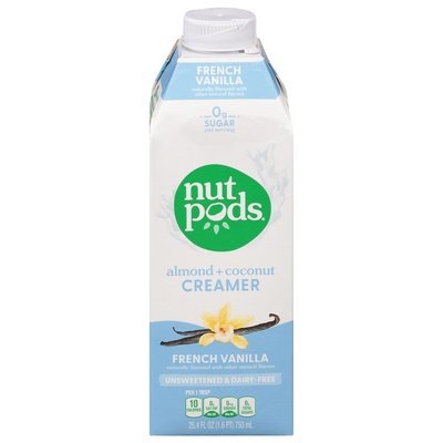 Nutpods Creamer French Vanilla Almond + Coconut 6/25.4 OZ [UNFI #2670917] [ebt] T