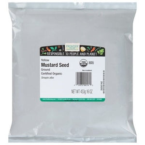 Frontier Nat Prod Co-Op Mustard Seed Yellow Ground 1LB [UNFI #311548] [ebt]