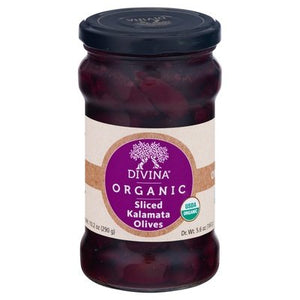 Divina Olives Organic Kalamata Sliced 6/5.6 OZ [UNFI #1555002] [ebt]