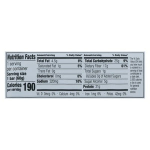 No Cow Protein Bar Peanut Butter Chocolate Chip 12/2.12 OZ [UNFI #1769637] [ebt]