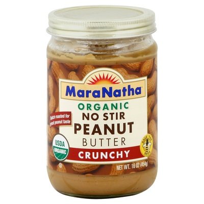 Maranatha Peanut Butter No Stir Organic Crunchy 6/16 OZ [UNFI #1899616] [ebt]