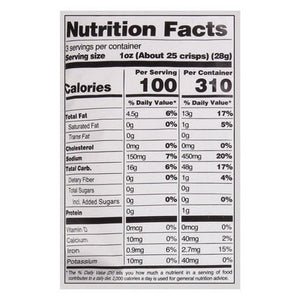 Snacklins Plant Crisps Chesapeake Bay 12/3 OZ [UNFI #2676237] [ebt]