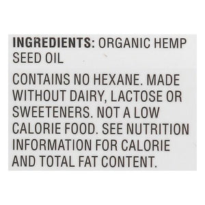 Nutiva Hemp Seed Oil Cold Pressed Organic 1/16 OZ [UNFI #3023421] [ebt]