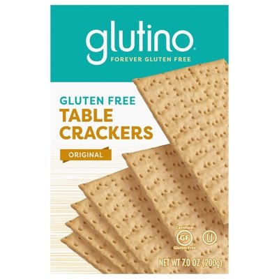 Glutino Table Crackers Gluten Free Original 12/7 OZ [UNFI #577460] [ebt]