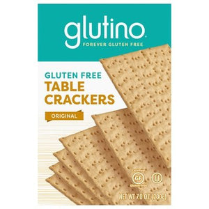 Glutino Table Crackers Gluten Free Original 12/7 OZ [UNFI #577460] [ebt]