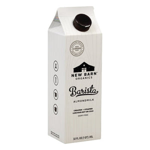 New Barn Almondmilk Organic Barista 12/32 OZ [UNFI #2931871] [ebt] T