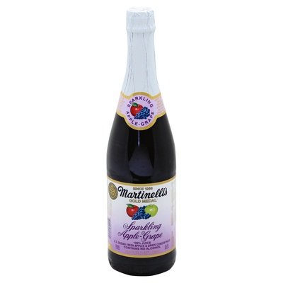 Martinellis 100% Juice Sparkling Apple-Grape 12/25.4 OZ [UNFI #896076] [ebt] T