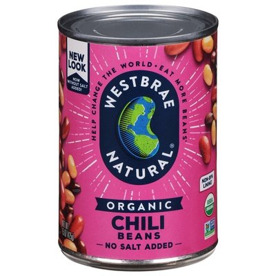 Westbrae Chili Beans Organic 12/15 OZ [UNFI #404749] [ebt]