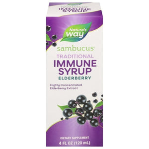 Natures Way Immune Syrup Traditional Elderberry 1/4 OZ [UNFI #585968] T