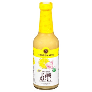 Tessemaes Dressing & Marinade Organic Lemon Garlic 6/10 OZ [UNFI #1841378] [ebt]