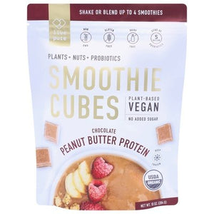 Live Pure Smoothie Cubes Chocolate Peanut Butter Protein 6/10 OZ [UNFI #2744175] [ebt]
