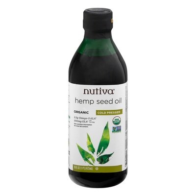 Nutiva Hemp Seed Oil Cold Pressed Organic 1/16 OZ [UNFI #3023421] [ebt]