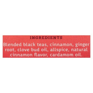 Stash Tea Black Tea Double Spice Chai Bags 6/18 BAG [UNFI #552513] [ebt]
