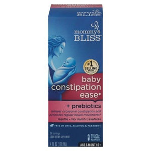 Mommys Bliss Constipation Ease +Prebiotics Baby Liquid 1/4 OZ [UNFI #1718493] T
